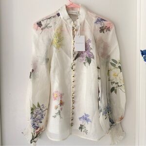 Zimmermann Floral Print Blouse - Multicolor